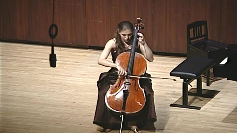 Melissa Solomon - Bach 3rd Unaccompanied Cello Suite